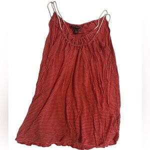 Club Monaco Red and White Striped  Camisole